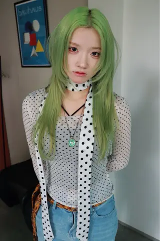 ロング カラー 色落ちまで2度綺麗な ハイトーン⭐️ヨシキのヘアスタイル