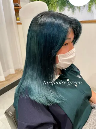 セミロング カラー レイヤー/顔まわり /亀戸錦糸町/なつきのヘアスタイル