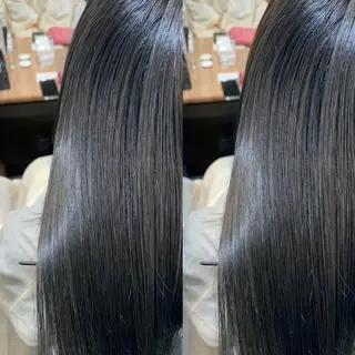 ミディアム カラー 縮毛矯正/髪質改善/ 石橋代智のヘアスタイル