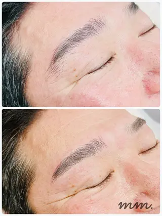 メンズ アイブロウ mm. 大宮💎 tomoのネイルデザイン