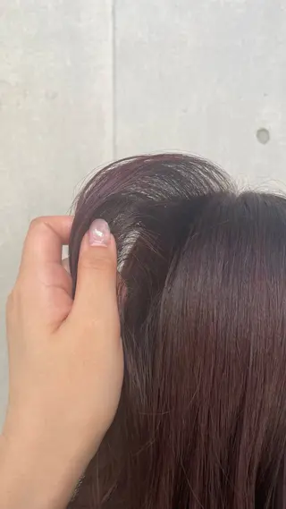 ロング Agnos青山所属・鈴木 里奈のヘアスタイル