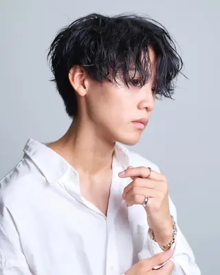 メンズ メンズ/カットパーマ /栄/sora🩵のヘアスタイル