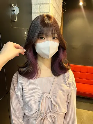 カラー 髪質改善／縮毛矯正 関根青葉のヘアスタイル