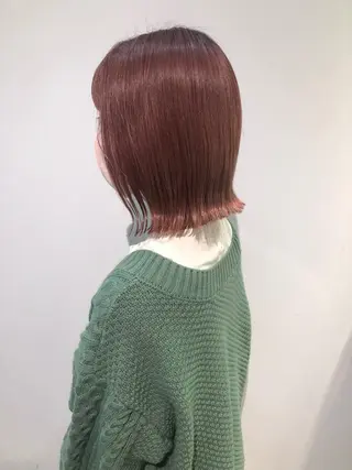 ミディアム カラー レイヤー/お顔まわり 暖色カラー🍑Amiのその他イメージ