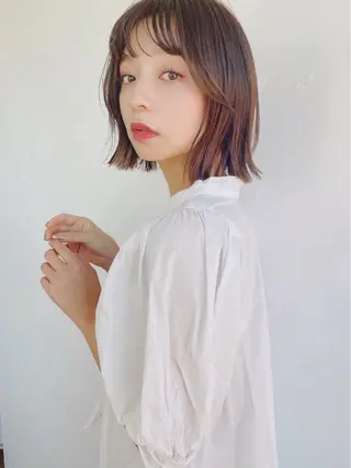 ミディアム 鎌倉 彩のヘアスタイル