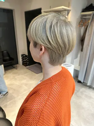 ショート 透明感カラー/ボブ /佐藤伶のヘアスタイル