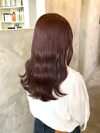 ロング カラー Salon de  COCO所属・Yuka /ツヤカラー✨のヘアスタイル