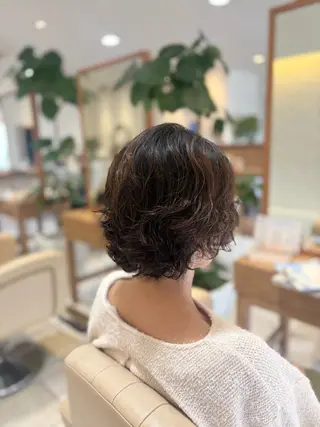 ショート パーマ preak まりののヘアスタイル