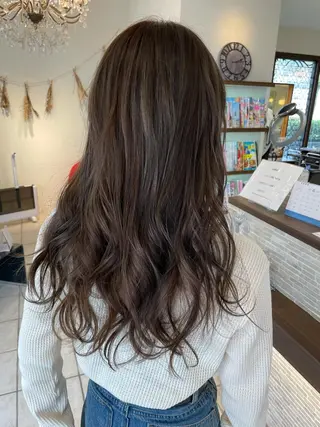 ロング 韓国風ヘア♡ runaのヘアスタイル