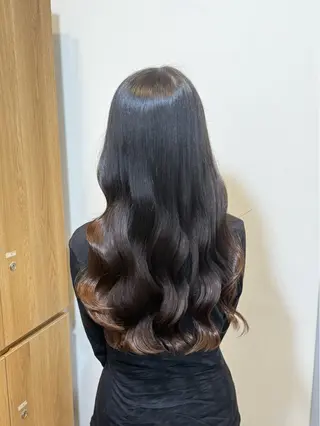 ロング ヘアアレンジ 茶屋町/ワンカラー RAN　モデル募集中のヘアスタイル