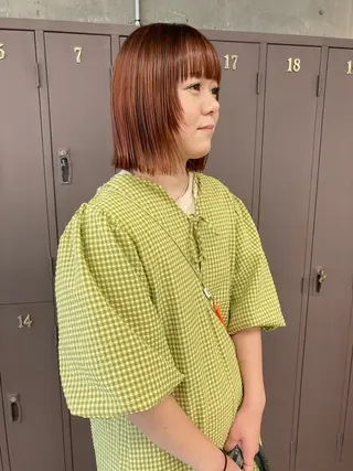 ミディアム カラー 小木曽智美 /ボブ/ショートのヘアスタイル