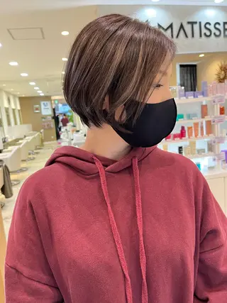 ショート 西新/siohair 似合わせ/石尾刻矢のヘアスタイル