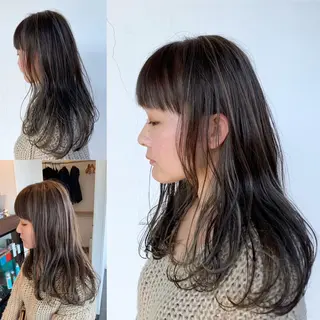 セミロング カラー salon m ni サロンマーニ所属・久保田 一のヘアスタイル