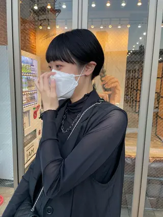 ショート 韓国レイヤー/髪質 改善/縮毛🤍吉田のヘアスタイル