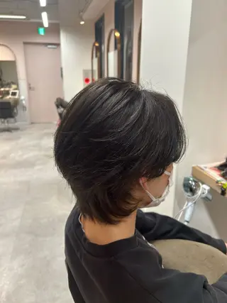 メンズ 縮毛矯正♡透明感 カラー髙田海斗のヘアスタイル
