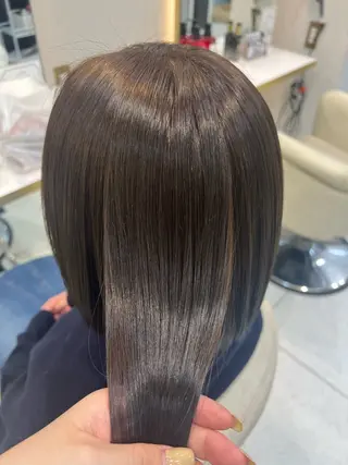 ミディアム カラー ハイトーン/髪質改善 🦋KASUGA🖤のヘアスタイル