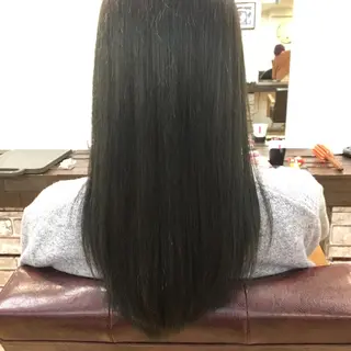 ロング カラー 縮毛矯正・髪質改善 人気No1🩶北島のヘアスタイル