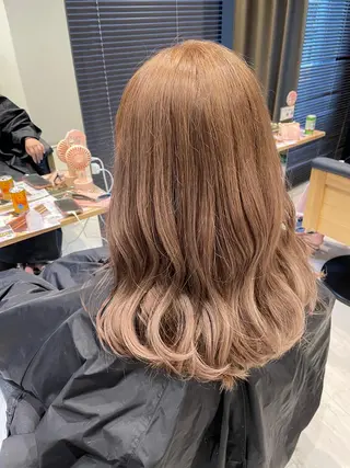 セミロング コトネ🫧 韓国風レイヤーカットのヘアスタイル