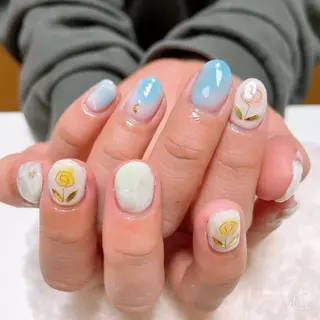 ネイル The Best Beauty受付担当のヘアスタイル