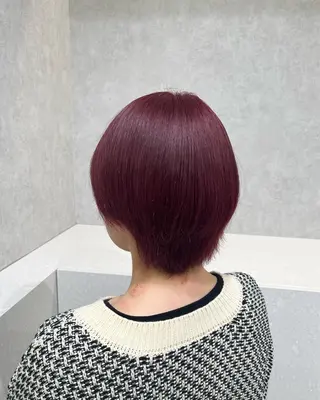 ショート カラー 韓国ヘア🇰🇷透明 感カラー/yui💞のヘアスタイル