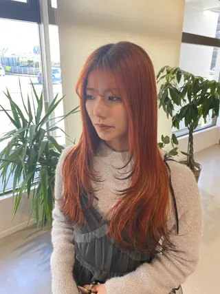 ロング カラー yate'/ Wカラー/小出捷也のヘアスタイル