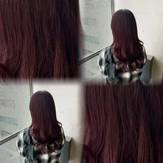 ロング カラー 髙橋 李里亜のヘアスタイル