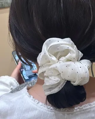 セミロング emu所属・𝘬𝘢𝘳𝘪𝘯 /𝙚𝙢𝙪/赤坂のヘアスタイル