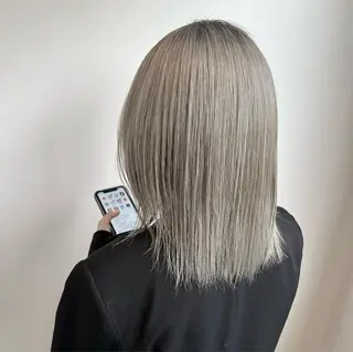 ミディアム カラー IVY所属・髪質改善/韓国ヘア 顔まわり特化yutoのヘアスタイル