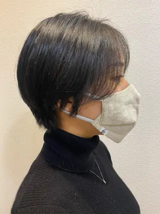 ショート 🌟ショート/シ ョートボブ/岡田🌟のヘアスタイル