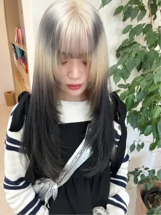 ロング 韓国風レイヤー/新潟 /小新/愛咲🎀のヘアスタイル