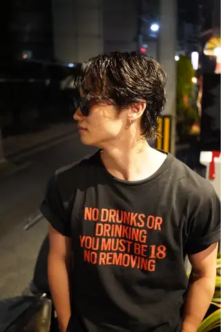 ショート パーマ メンズ GAKU 岳人のヘアスタイル