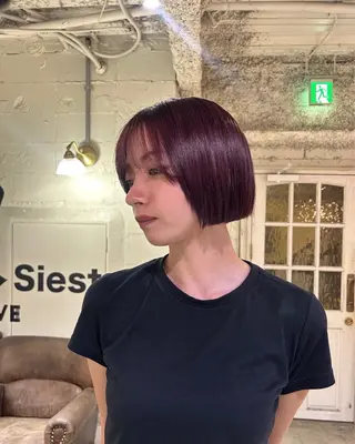 ショート カラー ☁️透明感カラー☁️ Reikaのヘアスタイル