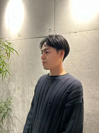 ショート メンズ 葉月/ボブ/ 透明感カラー／中目黒のヘアスタイル