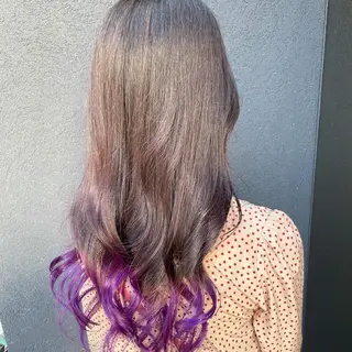 ロング カラー パーマ ヘアアレンジ メンズ マツエク・マツパ Hair make frei所属・メンズ専門美容師 堀井隼のヘアスタイル