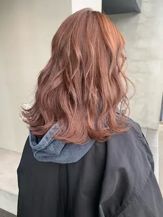 ミディアム カラー ブリーチ/アレンジ 天満/chihiroのヘアスタイル