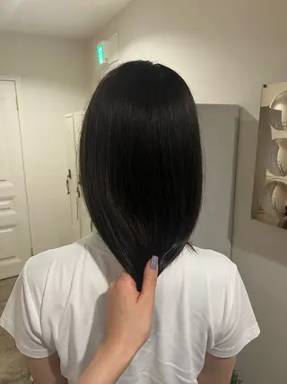 セミロング 岡田 琉花のヘアスタイル