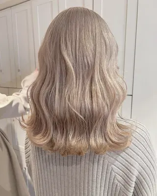 ミディアム カラー レイヤーカット/ボブ 韓国ヘア🪄REN.のヘアスタイル