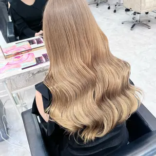 ロング カラー ヘアアレンジ 𝐠𝐢𝐫𝐥𝐲 𝐦𝐨𝐝𝐞🖤のヘアスタイル