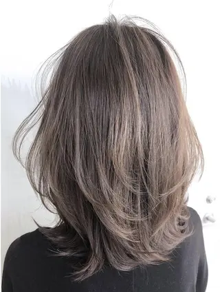 ミディアム カラー 💗艶×髪改善カラー 特化💗AYAKIのヘアスタイル