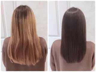 ミディアム 代表山口ひな 髪質改善のプロのヘアスタイル