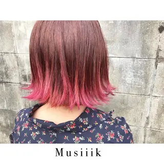 ショート カラー Musiiik hairのヘアスタイル