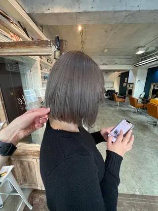 ミディアム カラー ヘアアレンジ 金子 廉のヘアスタイル