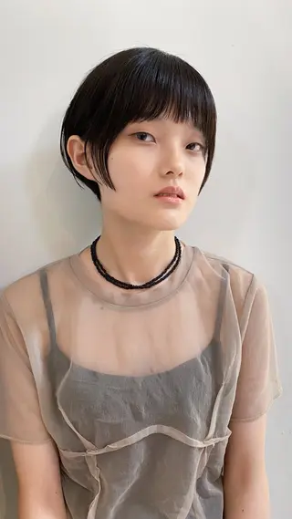 ショート d'Or riz所属・長谷川 絵美のヘアスタイル