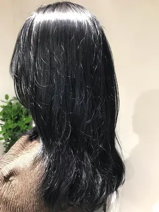 ロング カラー 暖色カラー🍊 ボブ🌿顔周りcutのヘアスタイル