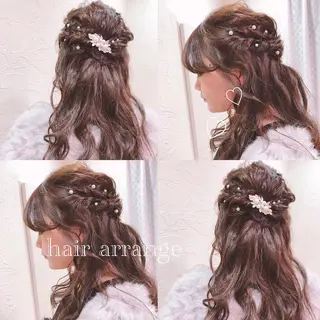 ロング ヘアアレンジ RUMéL 🌙YUIのマツエク・マツパデザイン