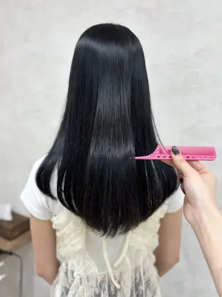ロング 杉田 涼のヘアスタイル