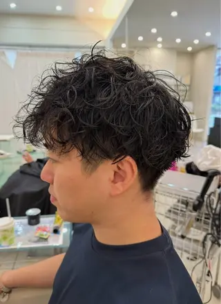 メンズ 藤本渚杜/メンズ カット/艶カラーのヘアスタイル