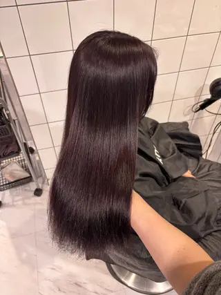 ロング カラー 表参道♡暗髪^ྀི 艶カラー♡アユミのヘアスタイル