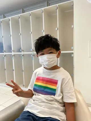 キッズ MODEks eau 佐藤優志のヘアスタイル