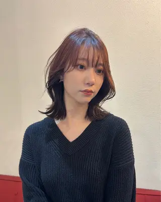 ミディアム レイヤーカット/髪質 改善/Hayatoのヘアスタイル